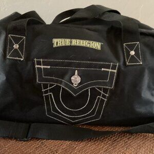 Black True Religion Lightweight Duffel Bag